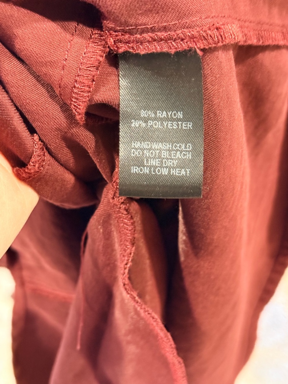 Lulu's Rust Red V-Neck Tunic - Picture 6 of 6